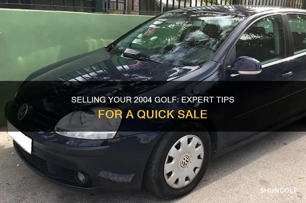 how to sell golf 2004 for sale
