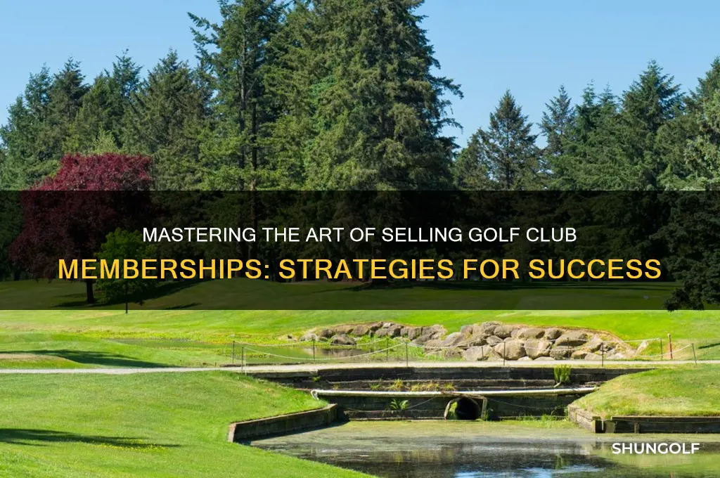how to sell golf club memberships