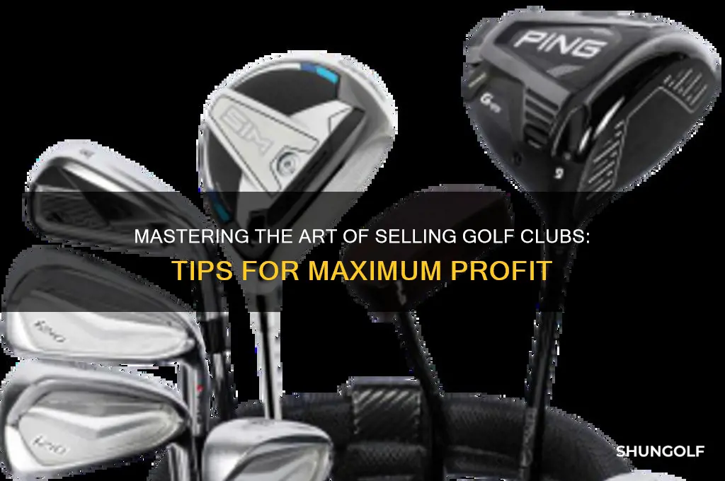 how to sell golf clubs