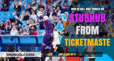 Sell Golf Tickets on StubHub: A Ticketmaster Transfer Guide