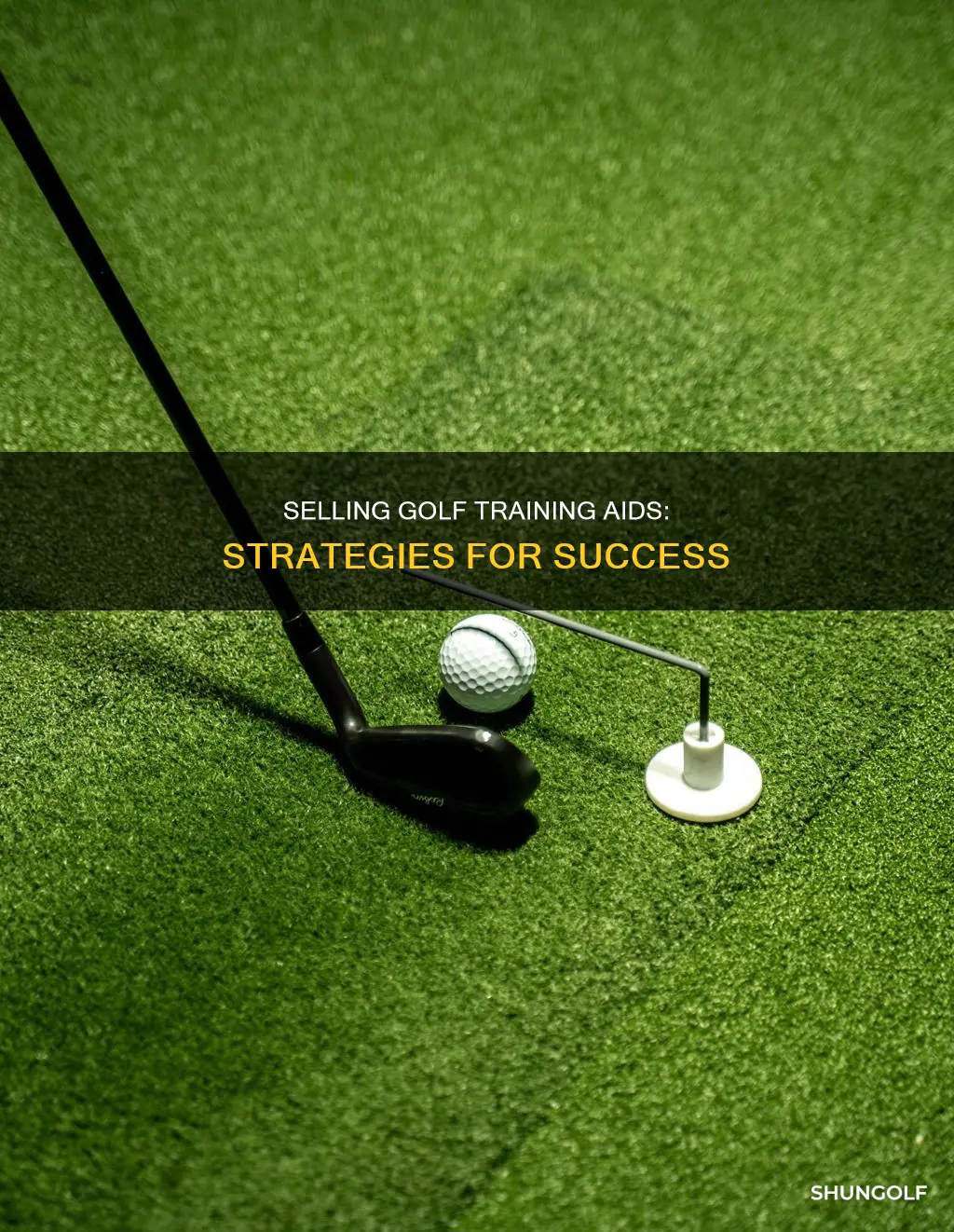 how to sell golf training aids