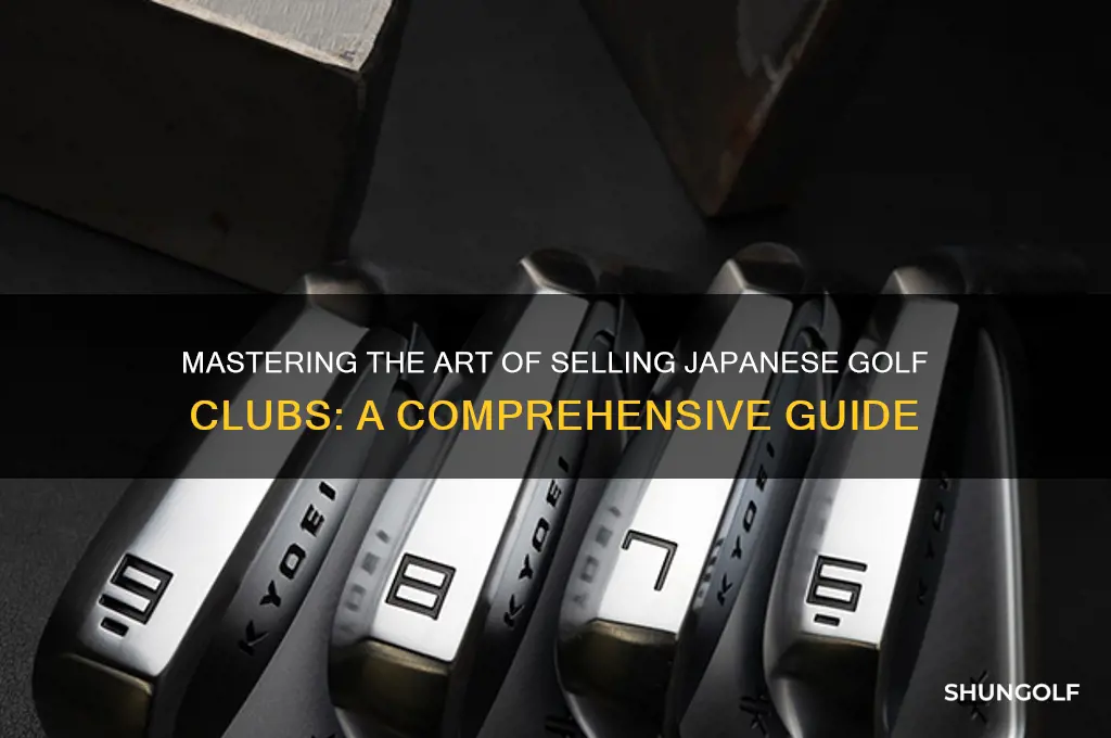 how to sell japanese golf clubs