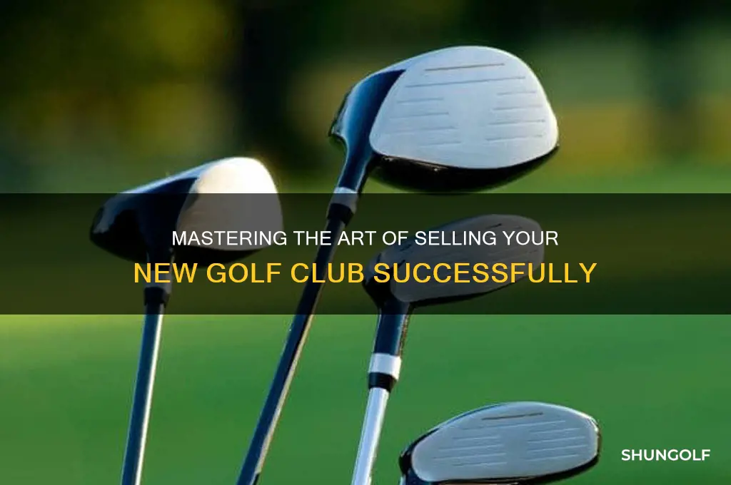 how to sell new golf club