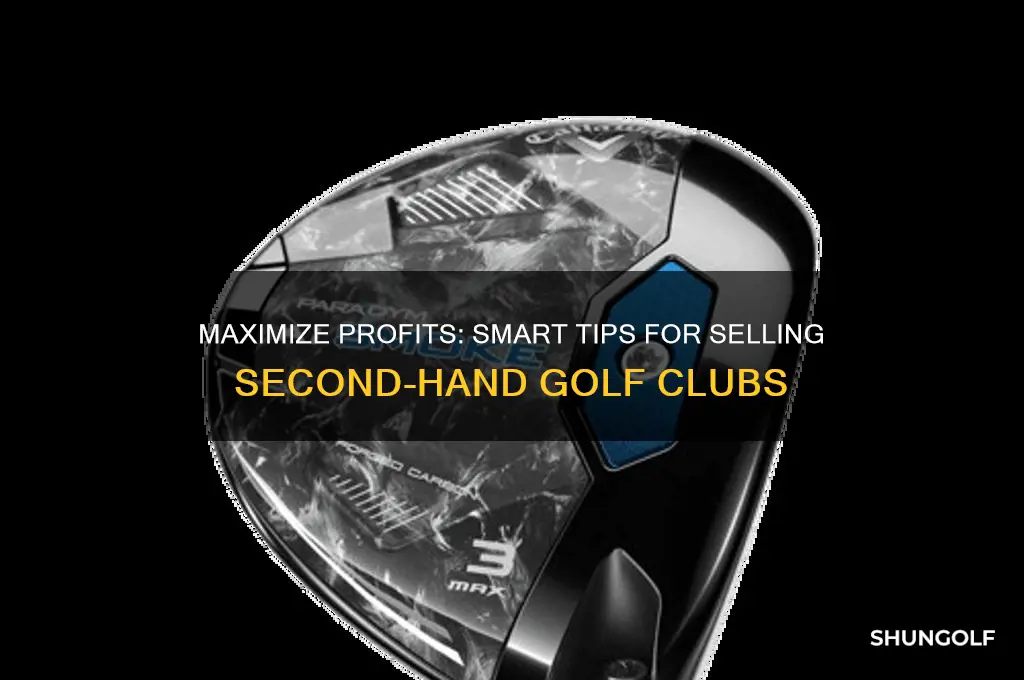 how to sell second hand golf clubs