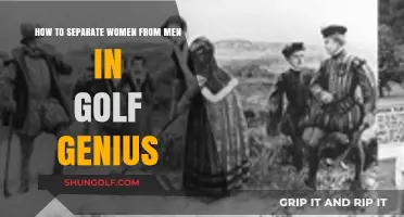 Golf Genius Gender Separation: Streamlining Men and Women's Pairings