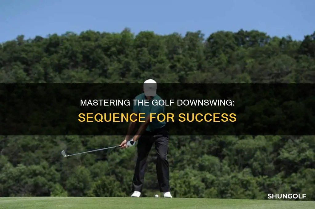 how to sequence downswing in golf