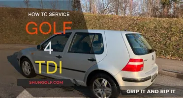 Golf 4 TDI: Servicing Guide for Performance