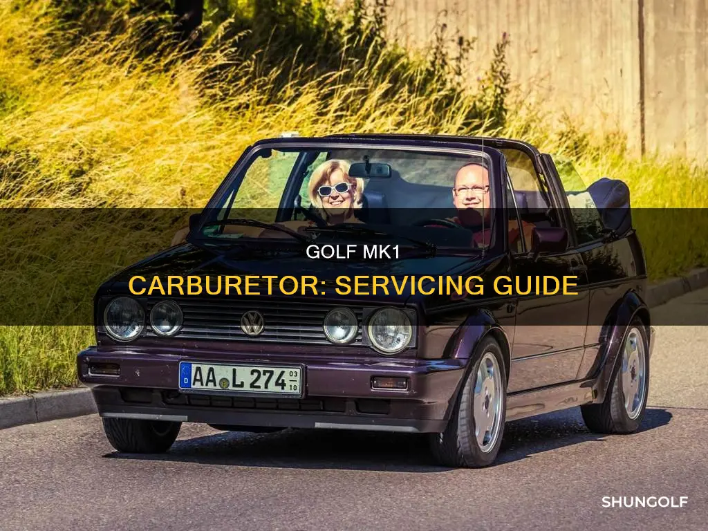 how to service golf mk1 carburetor