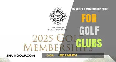 Strategic Pricing: Setting the Perfect Membership Fee for Golf Clubs