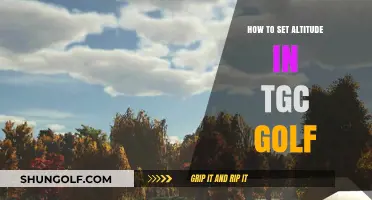 Mastering Altitude Settings in TGC Golf: A Step-by-Step Guide