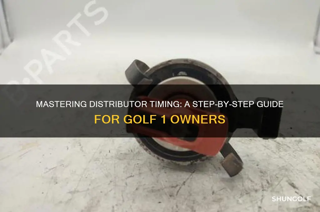 how to set distributor timing on golf 1