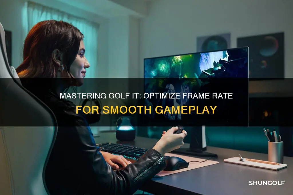 how to set frame rate golf it