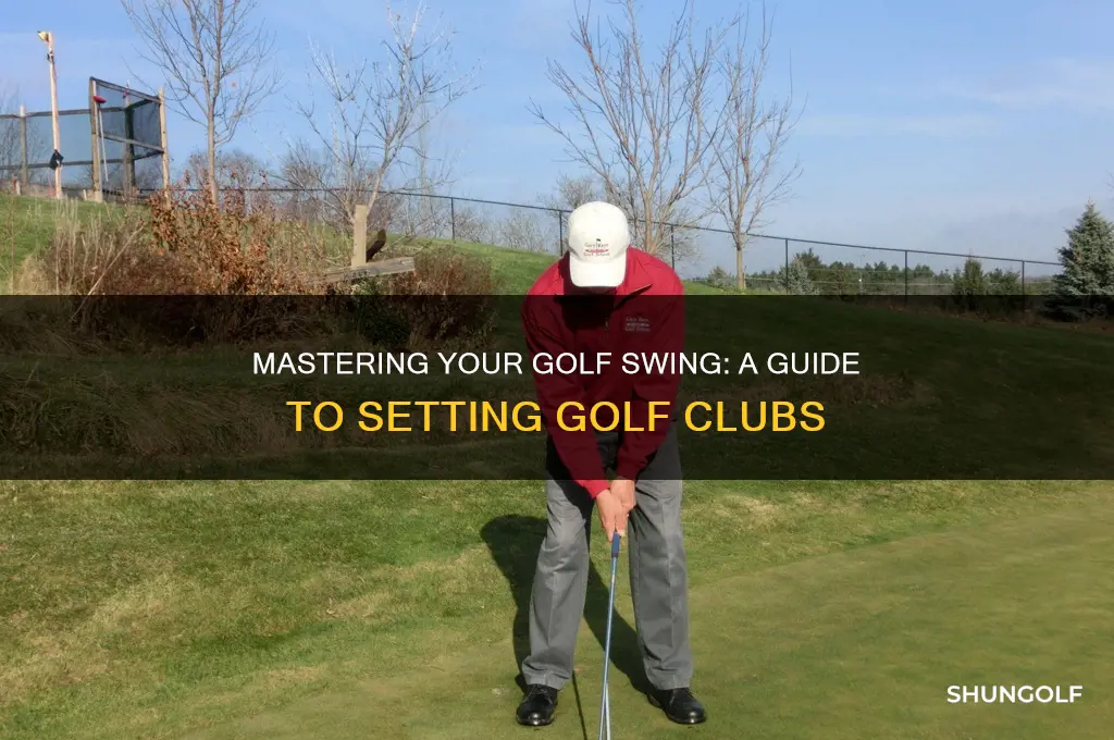 how to set golf club