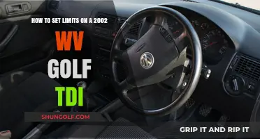 Setting Limits on Your 2002 VW Golf TDI: A Comprehensive Guide