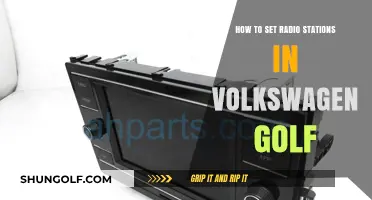 Mastering Your Volkswagen Golf's Radio: A Guide to Setting Stations
