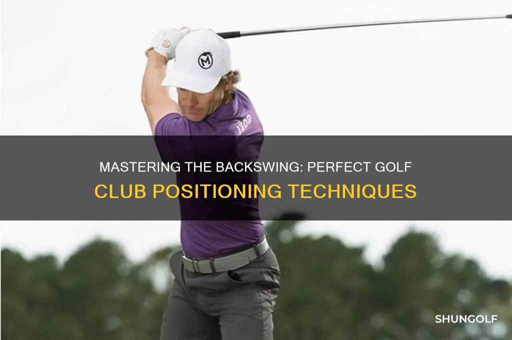 how to set the golf club in backswing