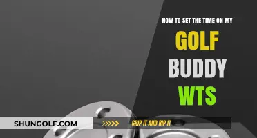 Mastering Your Golf Buddy WTS: A Quick Guide to Setting the Time