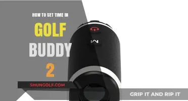 Mastering Your Golf Buddy 2: A Quick Guide to Setting Time