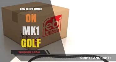Mastering the Art of Setting Timing on Your MK1 Golf