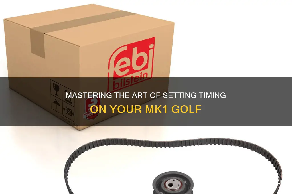 how to set timing on mk1 golf