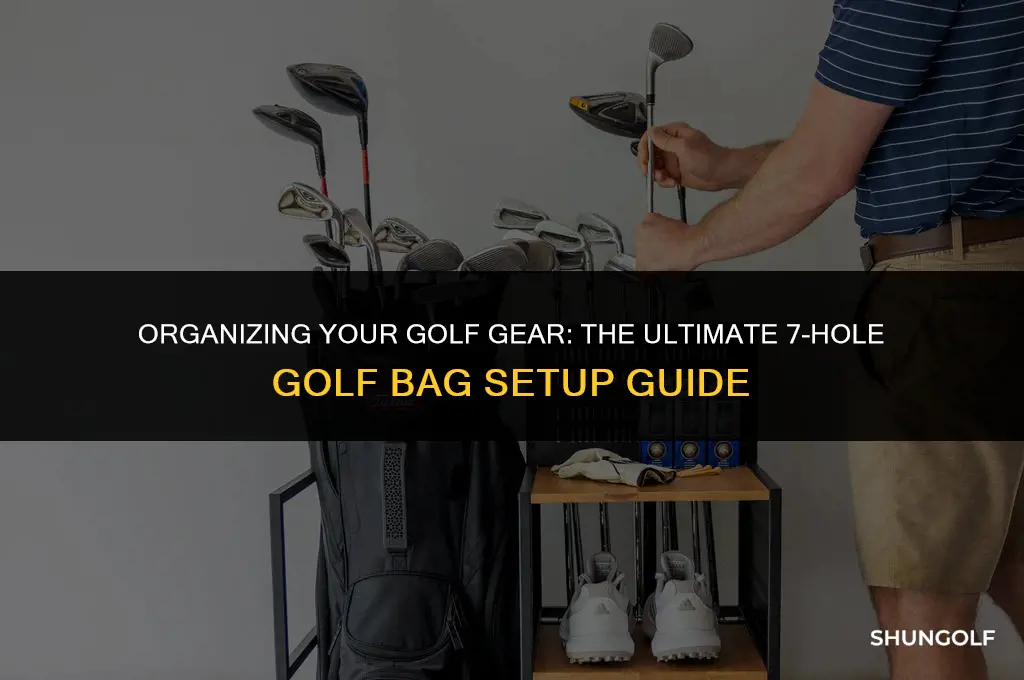 how to set up 7 hole golf bag