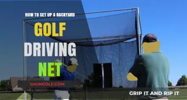Master Your Swing: Setting Up a Backyard Golf Driving Net