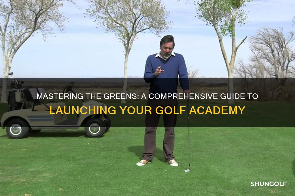 how to set up a golf academy