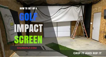 Mastering Your Swing: A Step-by-Step Guide to Setting Up a Golf Impact Screen