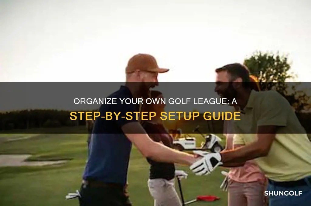 how to set up a golf league