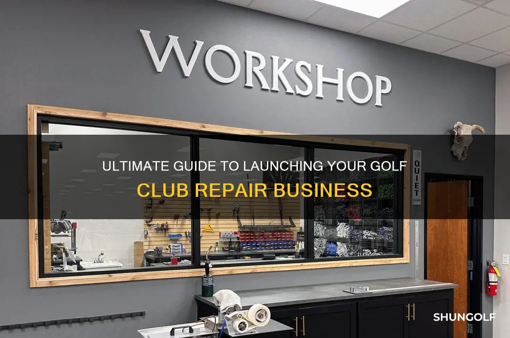 how to set up a golf repair shop