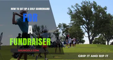 Setting Up a Golf Scoreboard for Your Fundraiser Event
