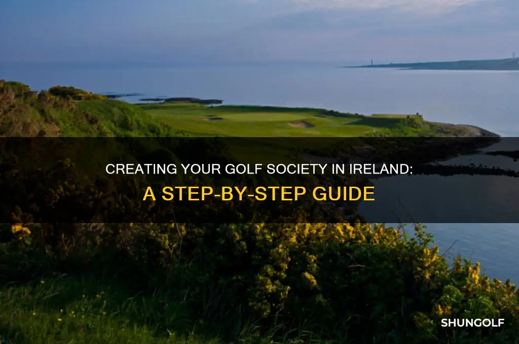 how to set up a golf society in ireland