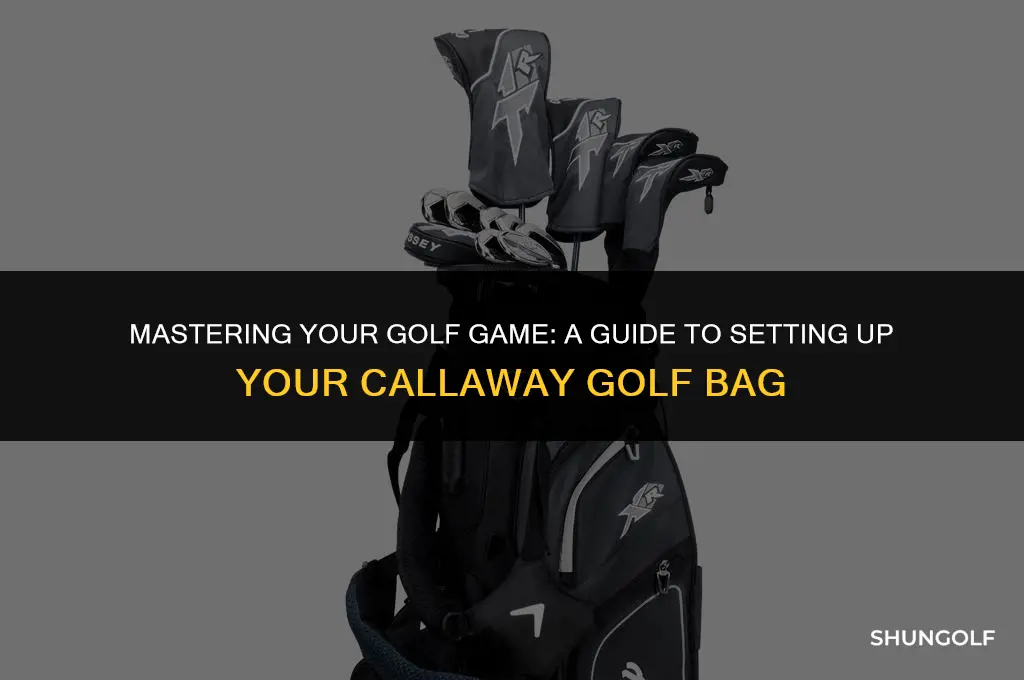 how to set up callaway golf bag