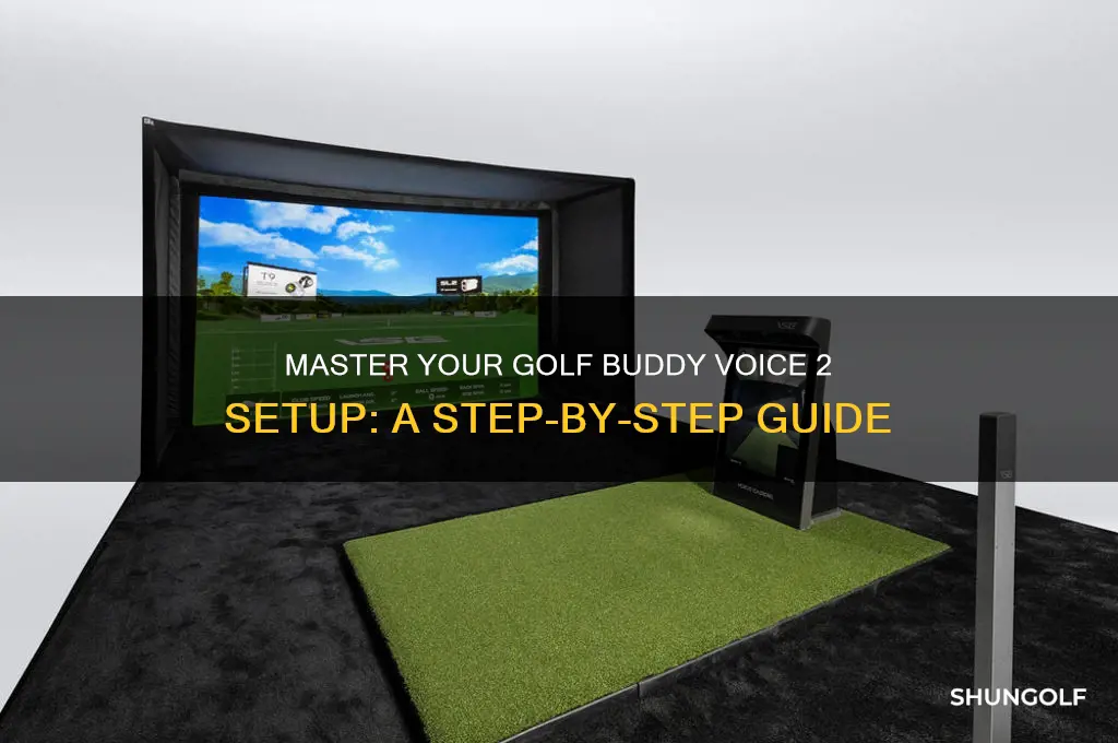 how to set up golf buddy voice 2