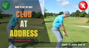 Mastering Your Golf Stance: A Guide to Setting Up Your Club at Address