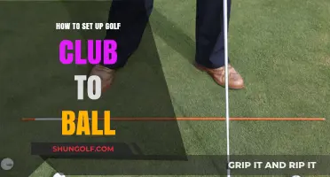 Mastering the Perfect Golf Setup: Club to Ball Alignment Guide