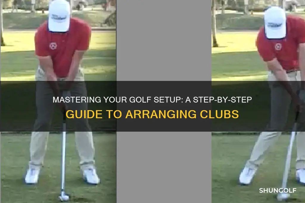 how to set up golf clubs