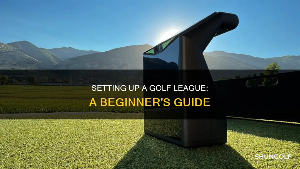 how to set up golf league