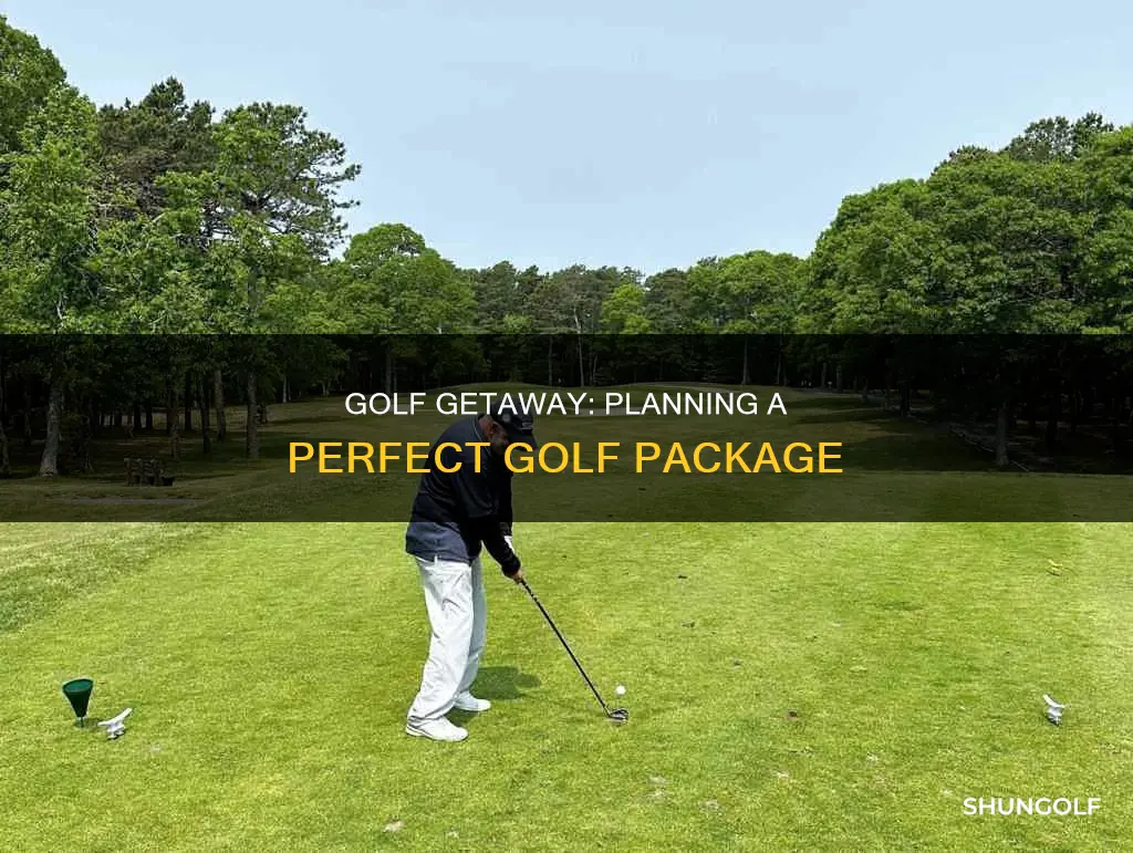 how to set up golf package