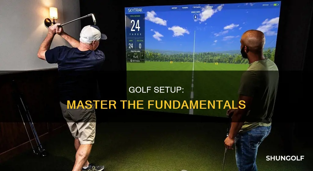 how to set up golf