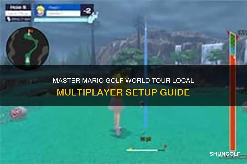 how to set up mario golf world tour local multiplayer