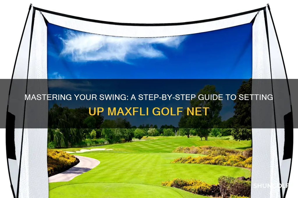 how to set up maxfli golf net