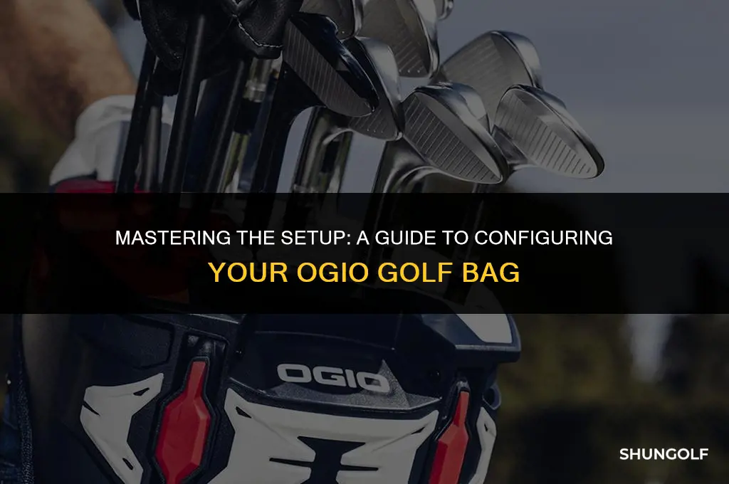 how to set up ogio golf bag