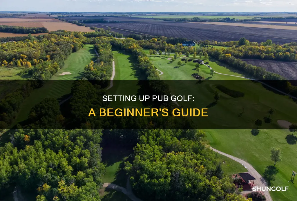 how to set up pub golf