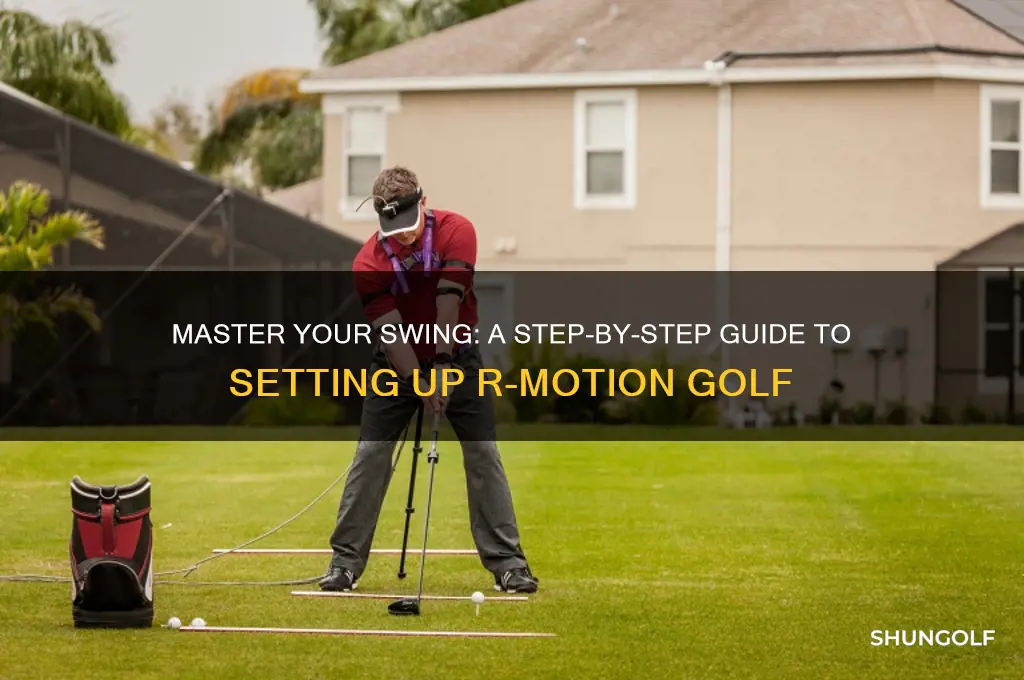 how to set up r motion golf