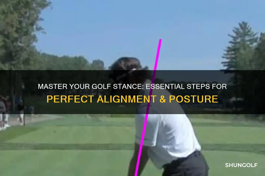 how to set up your golf stance