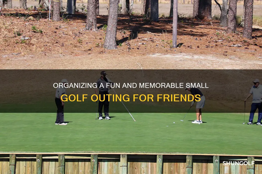 how to setup a small golf outing for friends