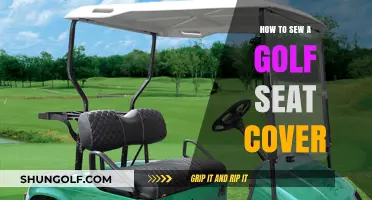 DIY Golf Seat Cover: Easy Sewing Guide for Custom Protection