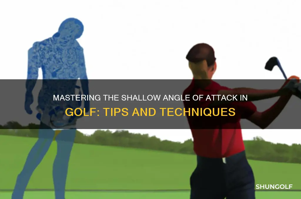 how to shallow angle of attack golf