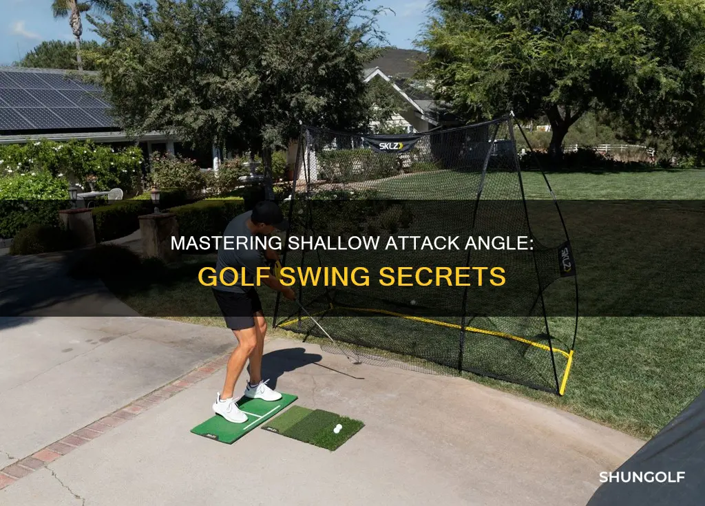 how to shallow attack angle golf